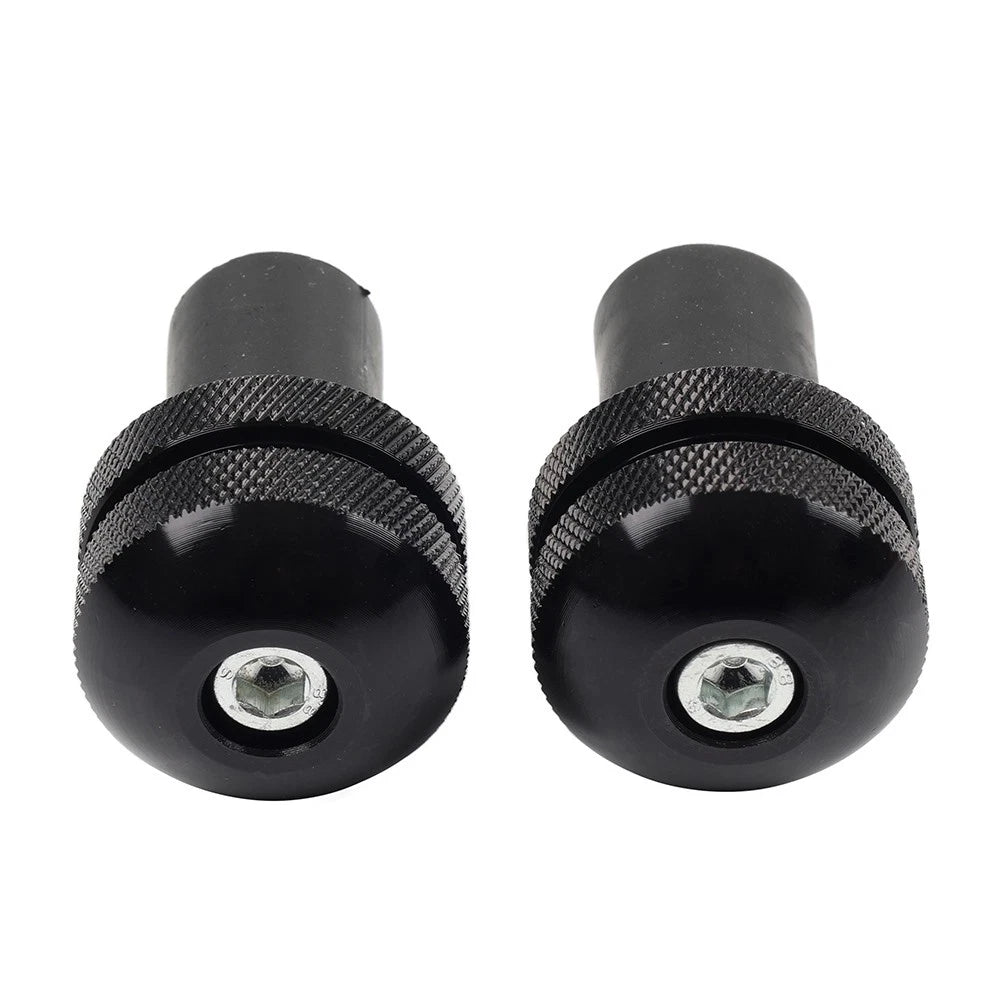 7/8" Motorcycle Handlebar Grips Bar End Cap Plug Slider