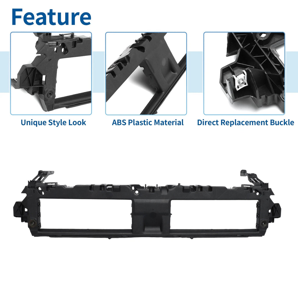 Front Inner Bracket Bumper Grille for Audi A4 B9 (2016–2018) No.8W0807771 Black