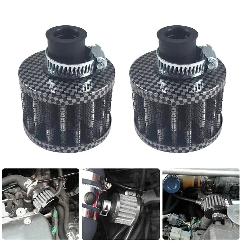 2Pcs Turbo Air Intake Filter for Car Breather Valve Cover