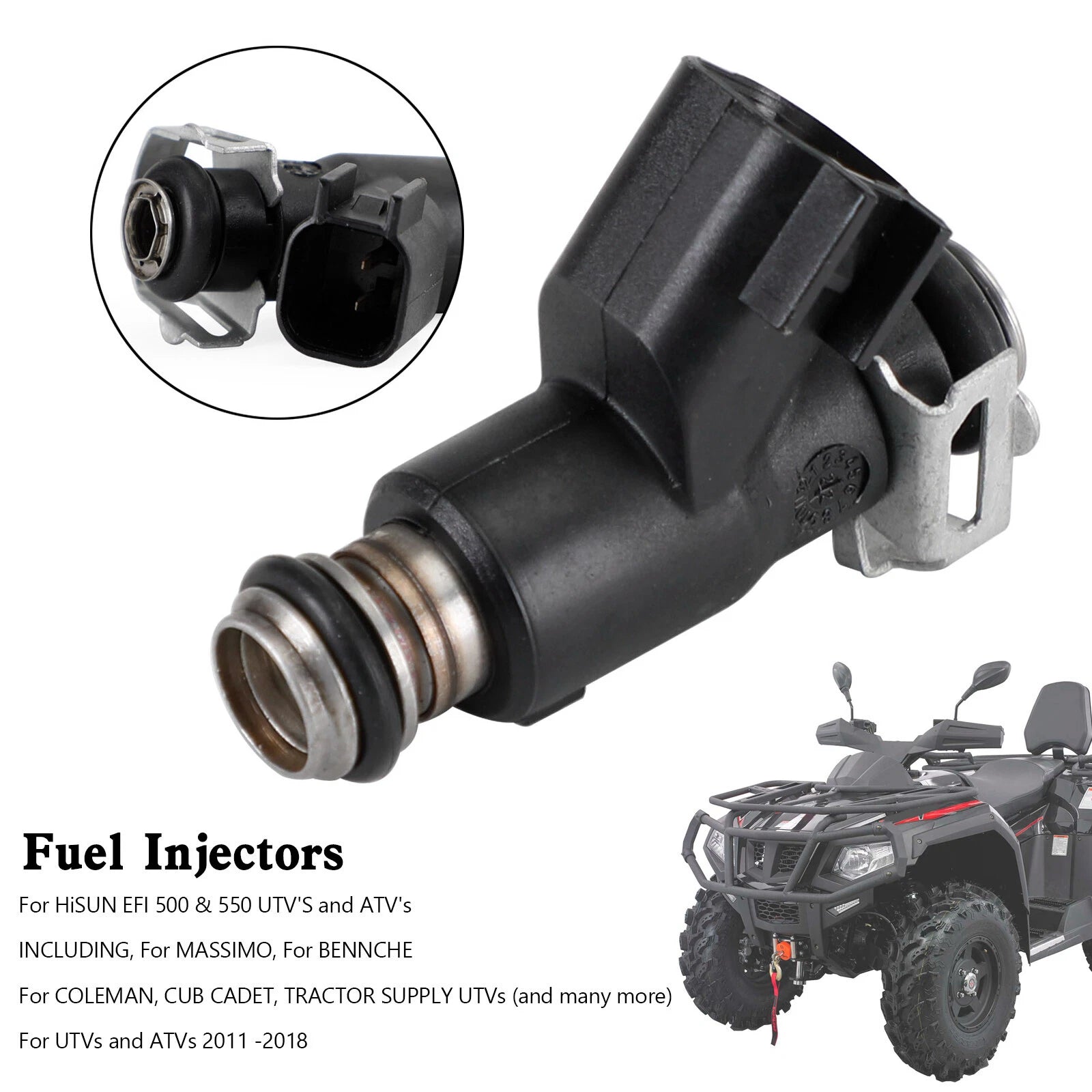 Fuel Injector 28160355, 16400-004C-0000 for HiSun EFI UTV550 MSU500 HS500 T9