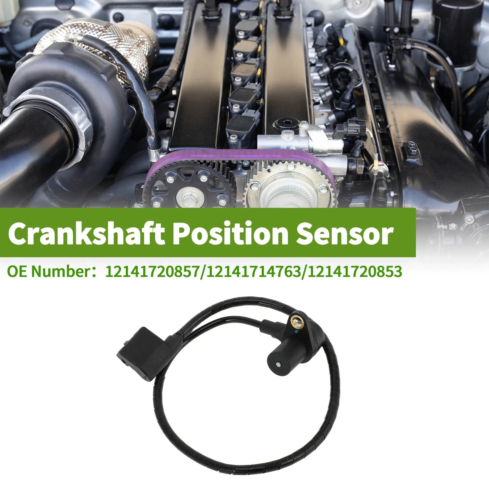 Crankshaft Position Sensor OEM Replacement for BMW 735i Base (1988–1992)