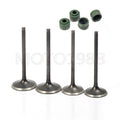 Set of 8 Intake Exhaust Valves & Seals for Honda CRF450R (2002–2006)