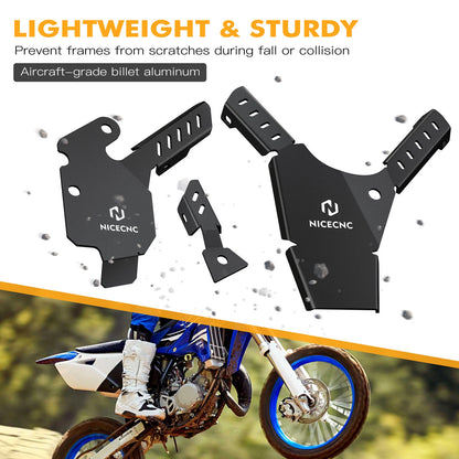 NICECNC Frame Side Cover Fairing Protector Guards Kit for Yamaha YZ85 (2002–2021)