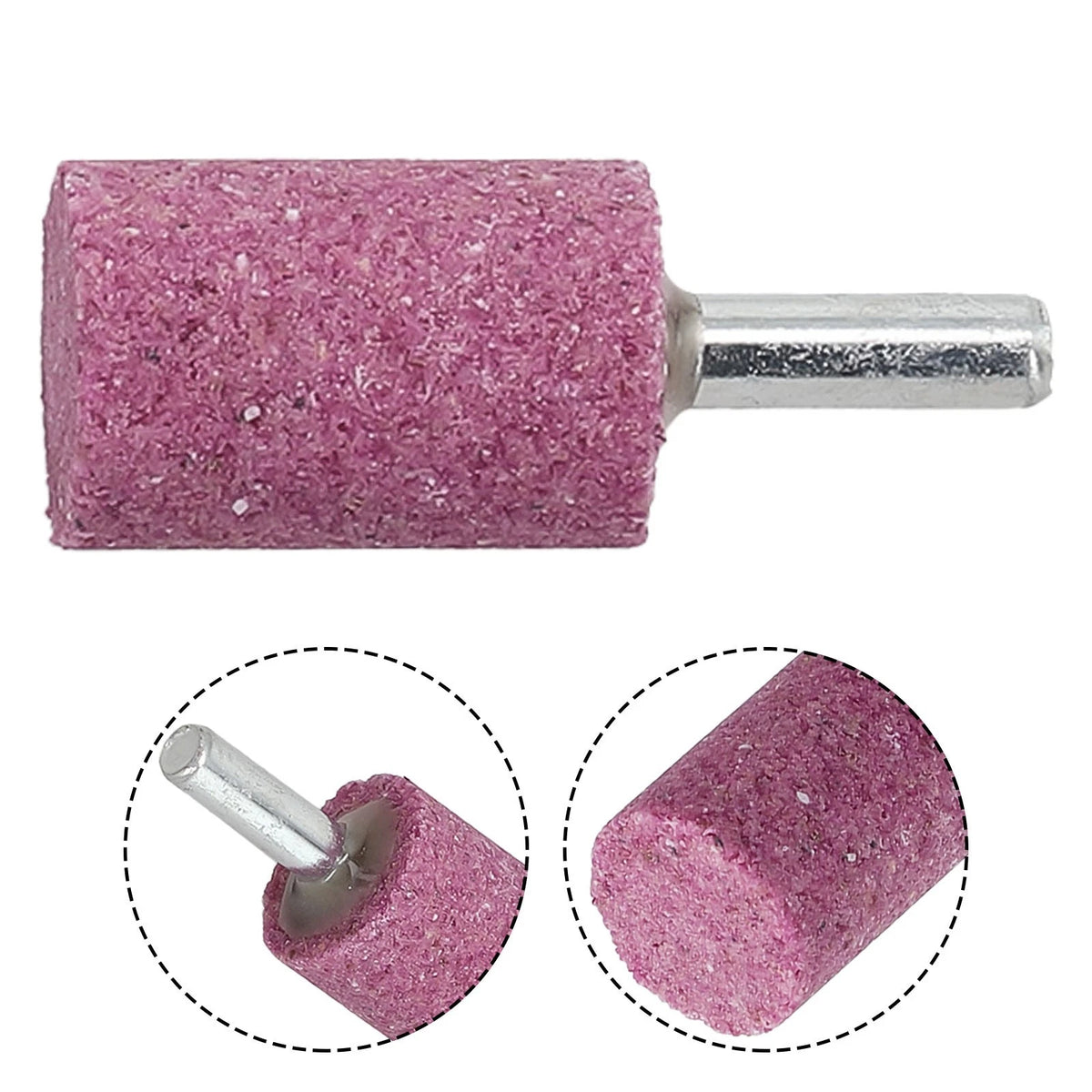 Abrasive Mounted Stone Rotary Tool Accessories Set of 6 (20/25/30/40/50/60mm)