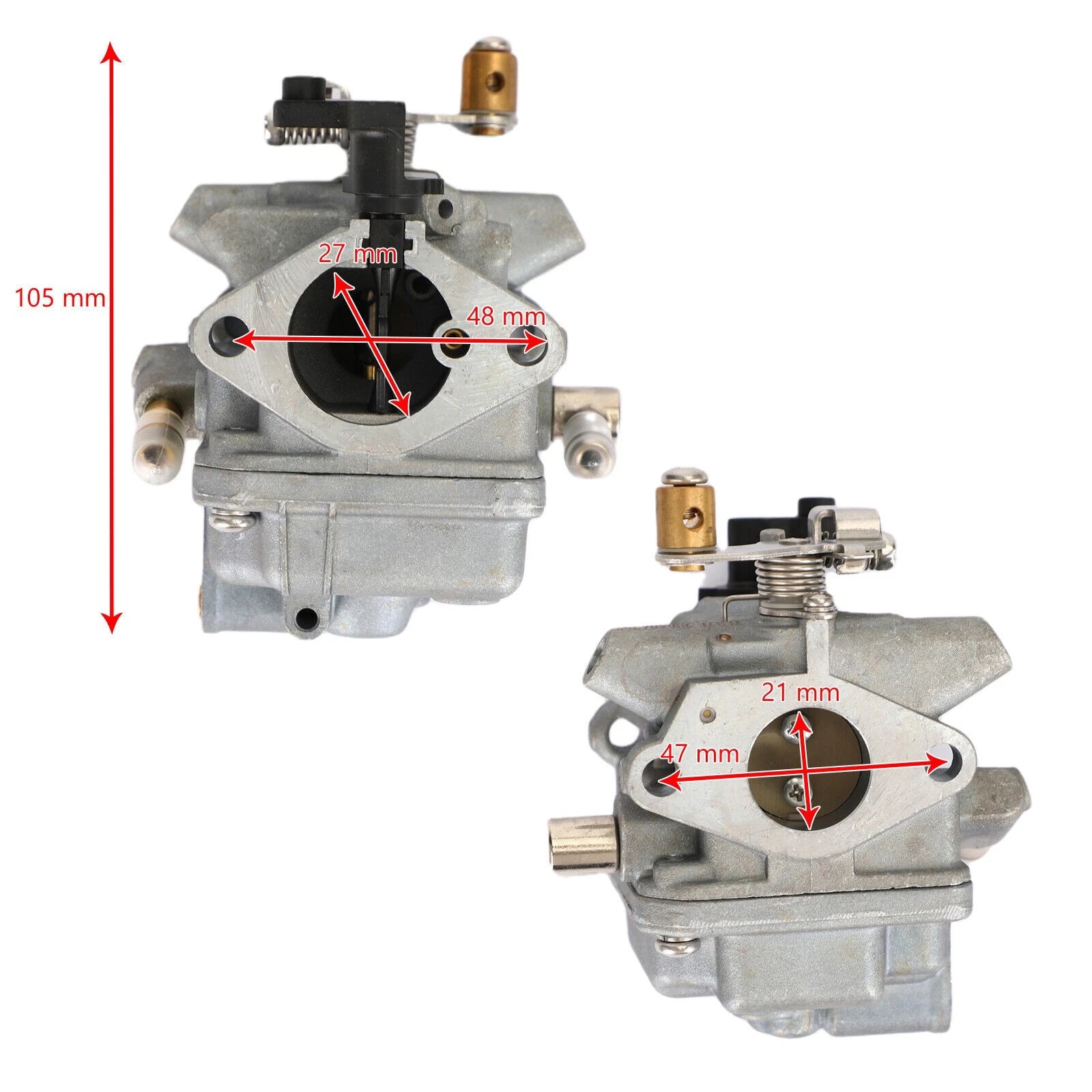 Carburetor Assy 6BX-14301 for Yamaha Outboard Engine F6 6HP (4-Stroke)