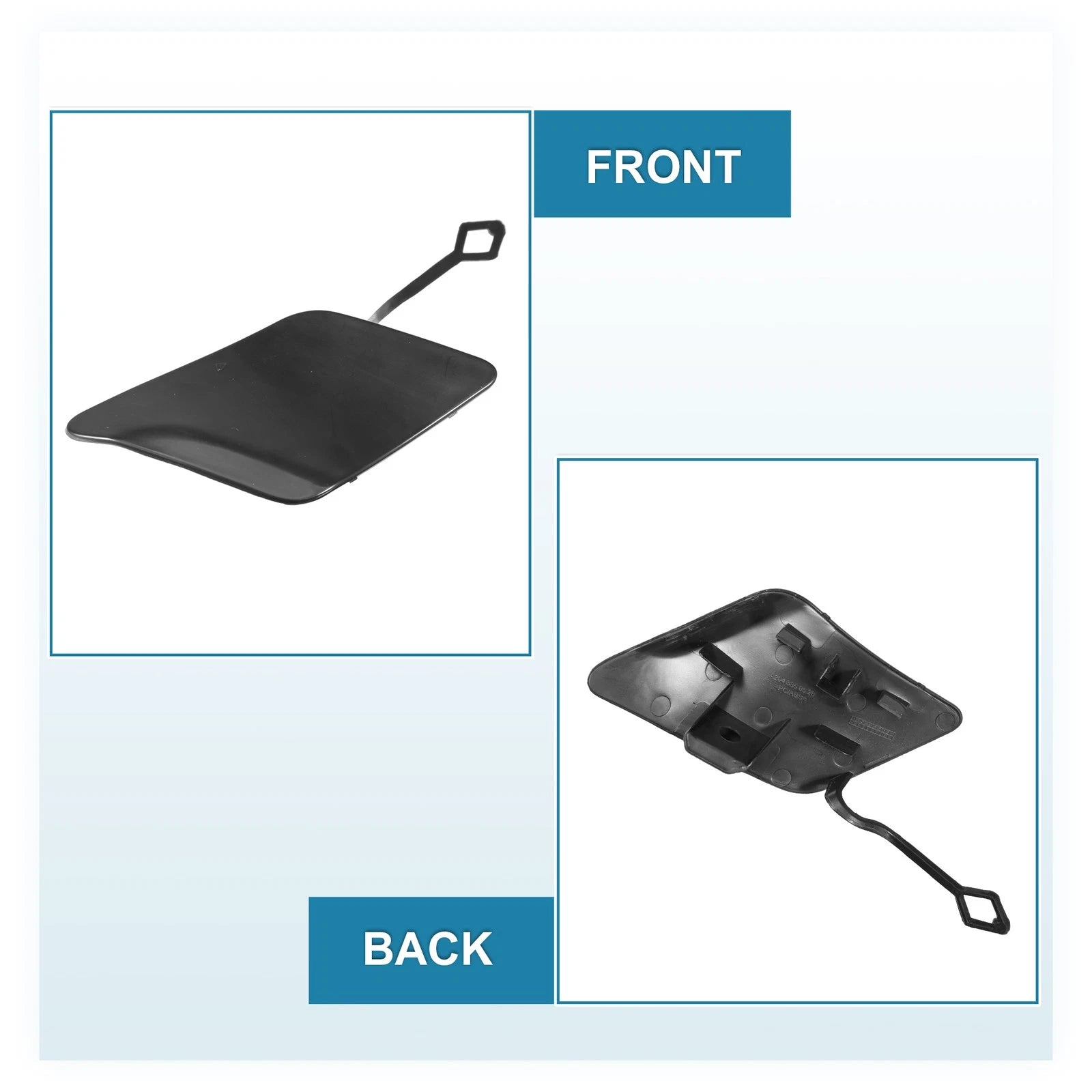 Front Bumper Tow Hook Cover Replacement for Mercedes-Benz C250 (2012–2014)