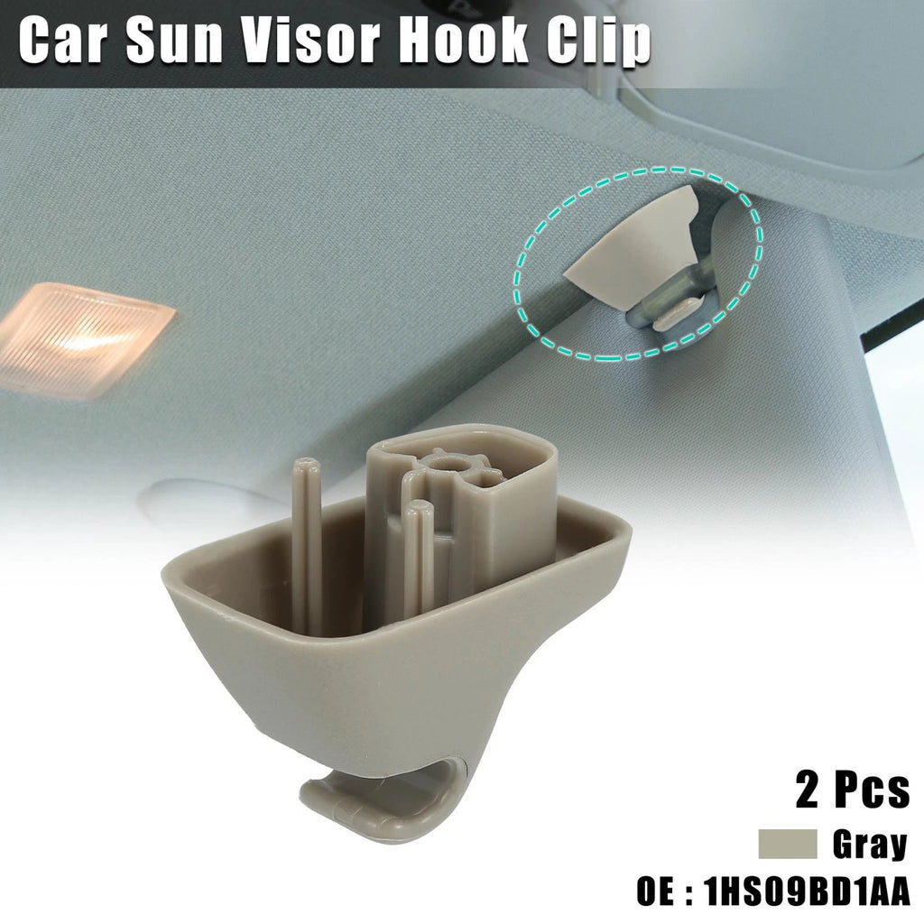 Sun Visor Retainer Clip Replacement for Dodge Ram 1500 2500 3500 (2 Pcs)