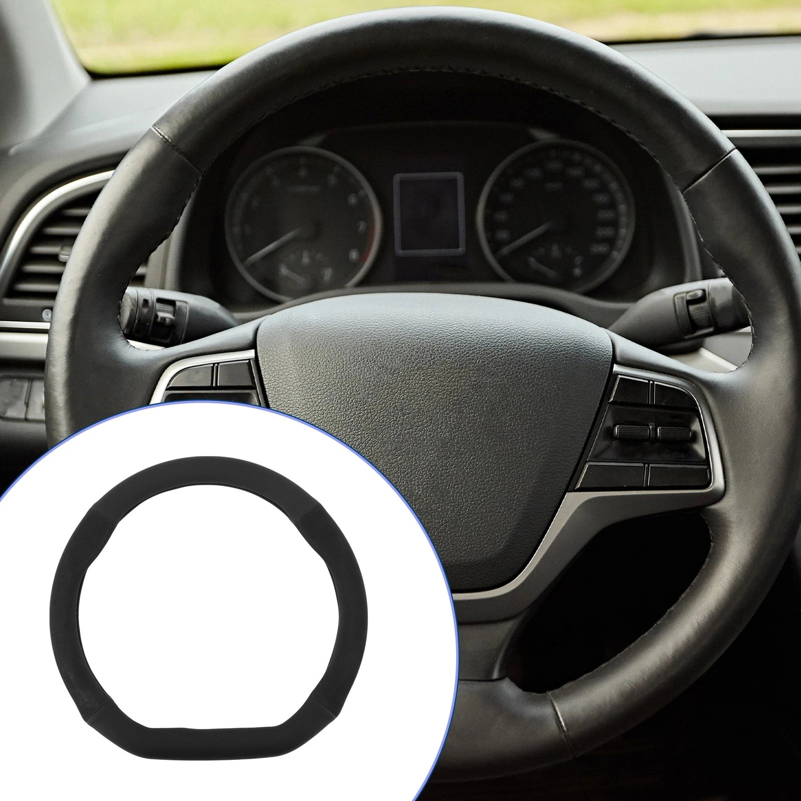 Steering Wheel Cover for Universal Fit (38cm)