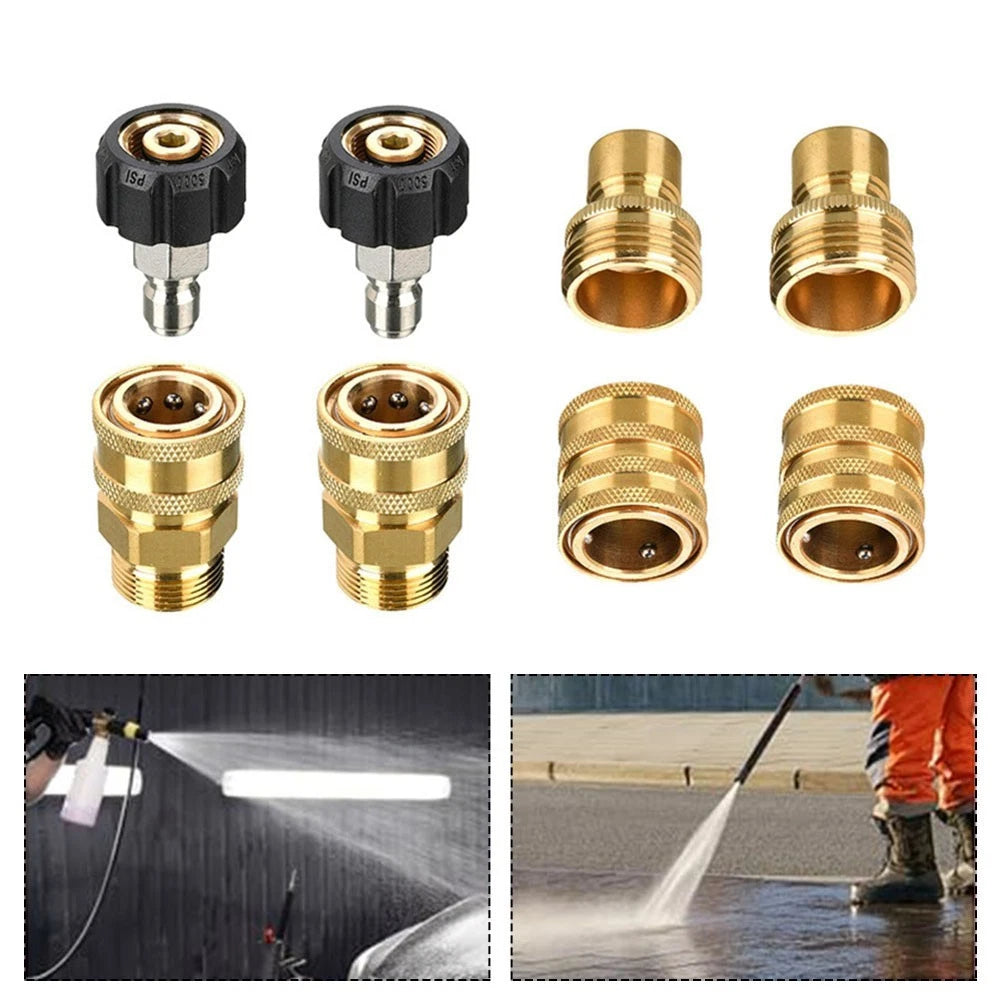 Pressure Washer Quick Disconnect Kit M22 Swivel 38 Adapter