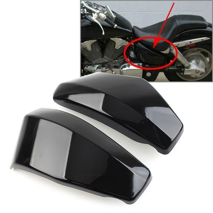 Battery Side Covers for Honda VTX1300 (2003–2009) Black ABS Plastic