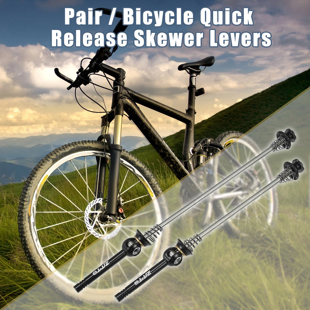 Quick Release Wheel Axles Skewers Front Rear Set for Pair 140mm 180mm