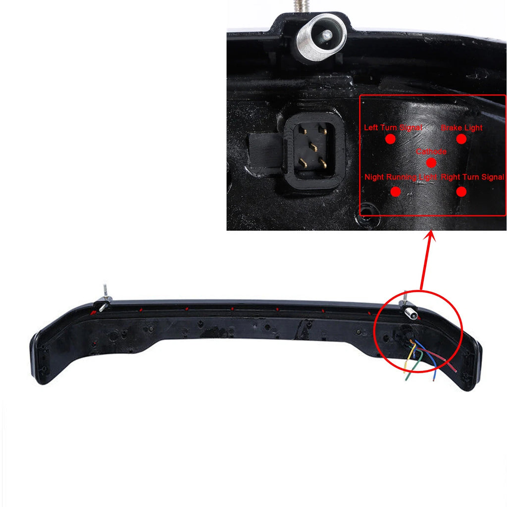 Brake Tail Light Side Markers & Wiring Harness for Harley Touring (2014–2023)