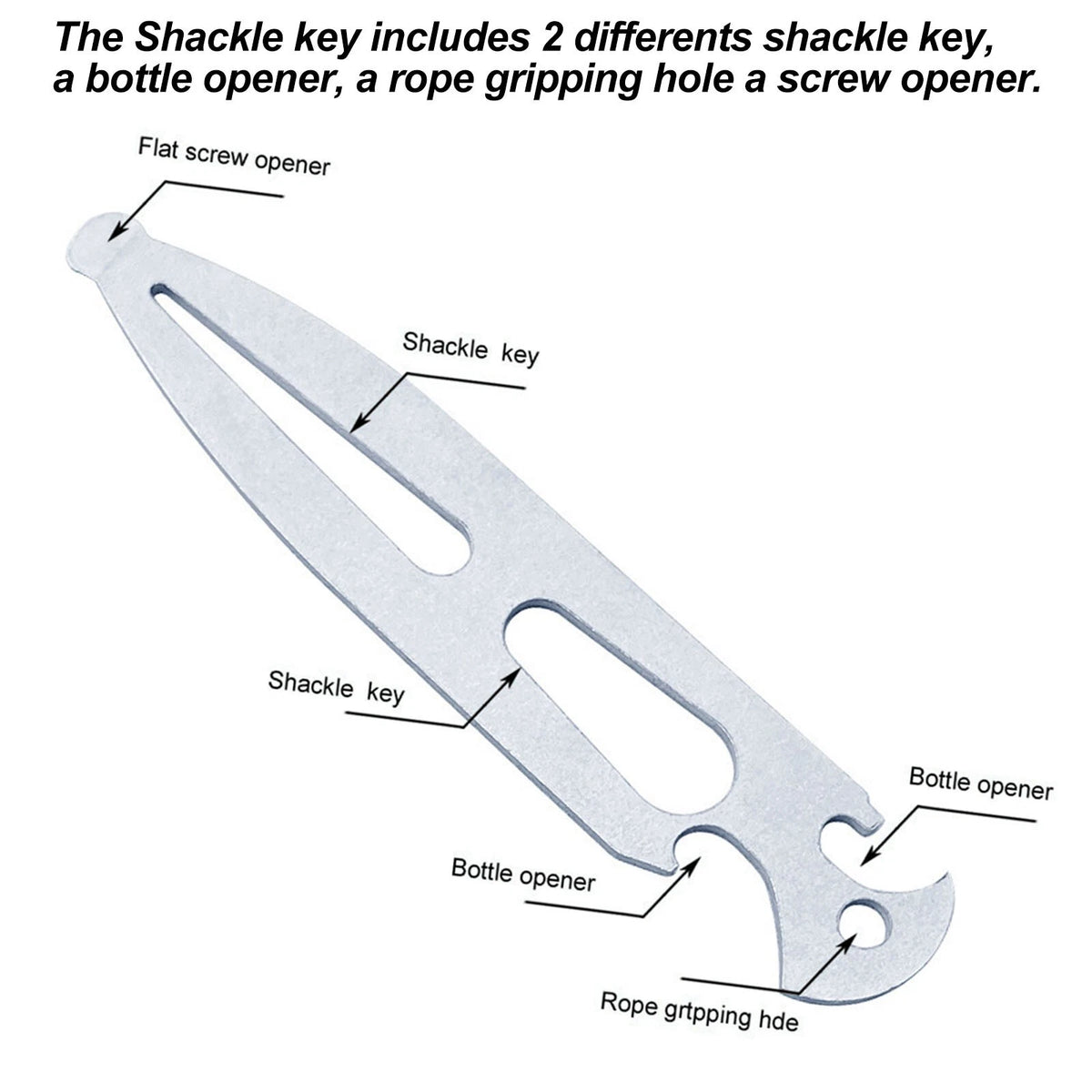 Portable Wrench Tool for Camping and Outdoor Repairs