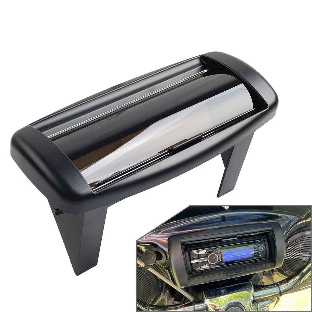 Single DIN CD Cover for Harley Street Road Glide FLHX FLTRX (2014–2023)