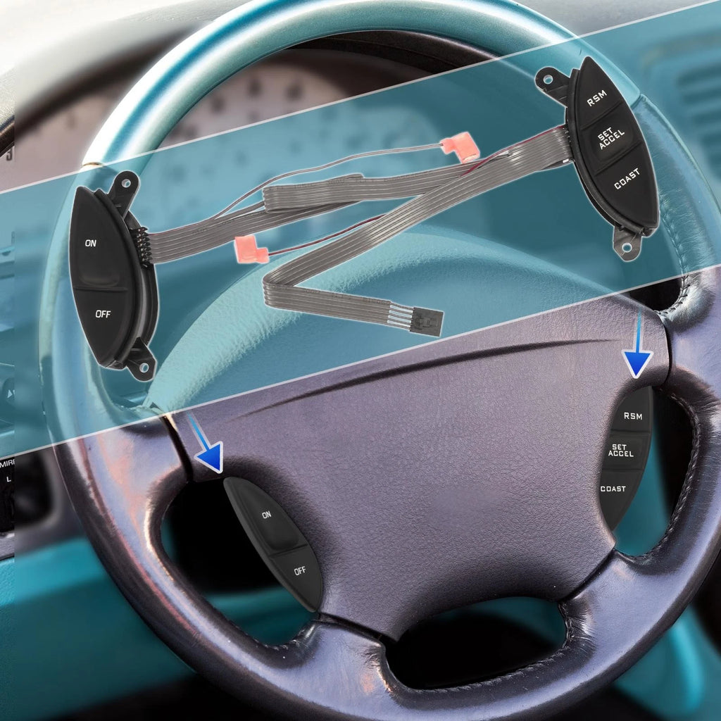 1 Pair Cruise Control Switch for Ford F150, Ranger (1998–2015)