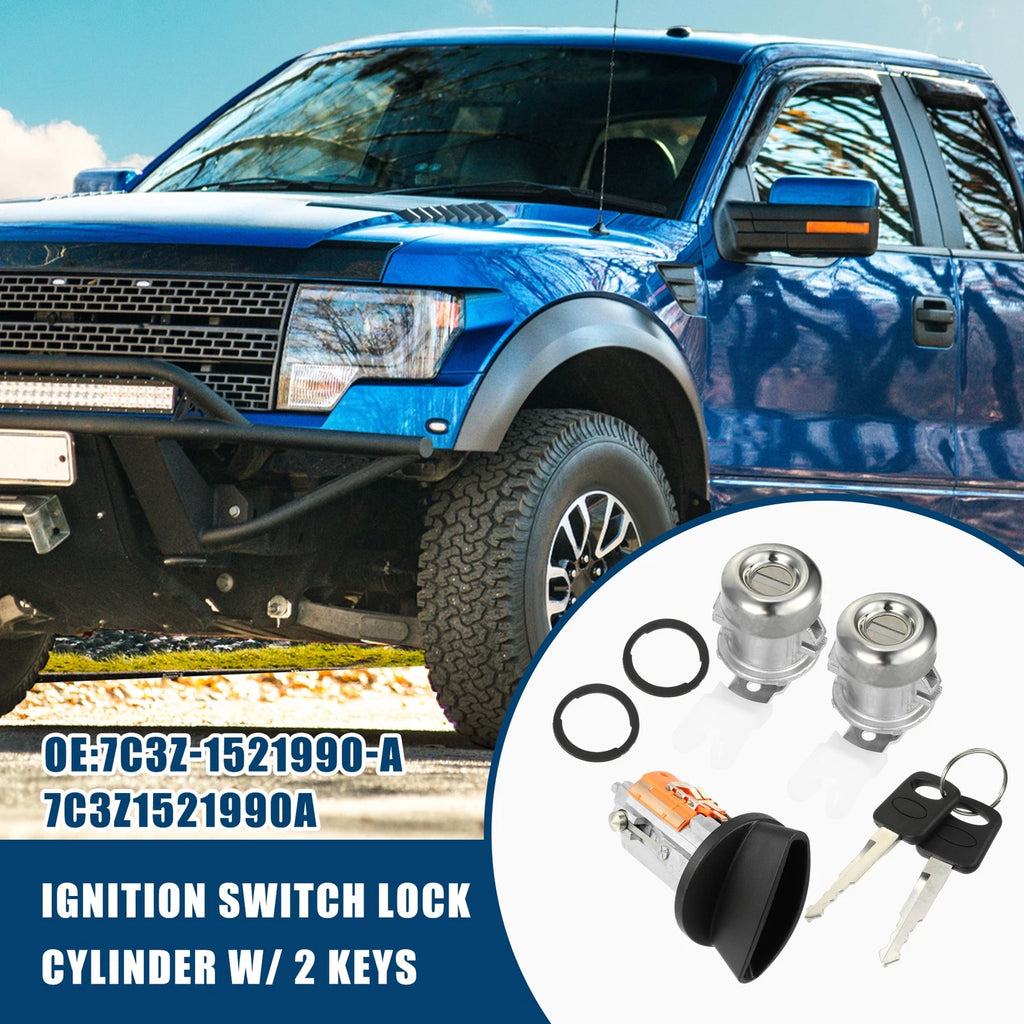 Door Lock Cylinder Pair Replacement for Ford F150 (1997–2011)