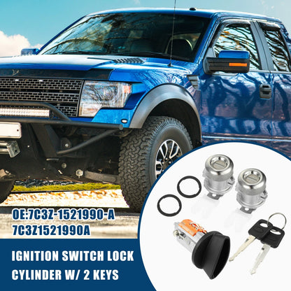 Door Lock Cylinder Pair Replacement for Ford F150 (1997–2011)