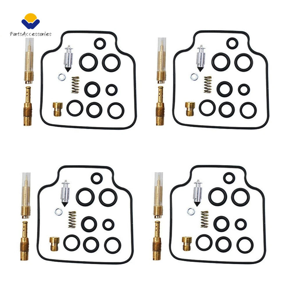 Set of 4 Carburetor Rebuild Kits for Honda NightHawk 650 (1983–1985)