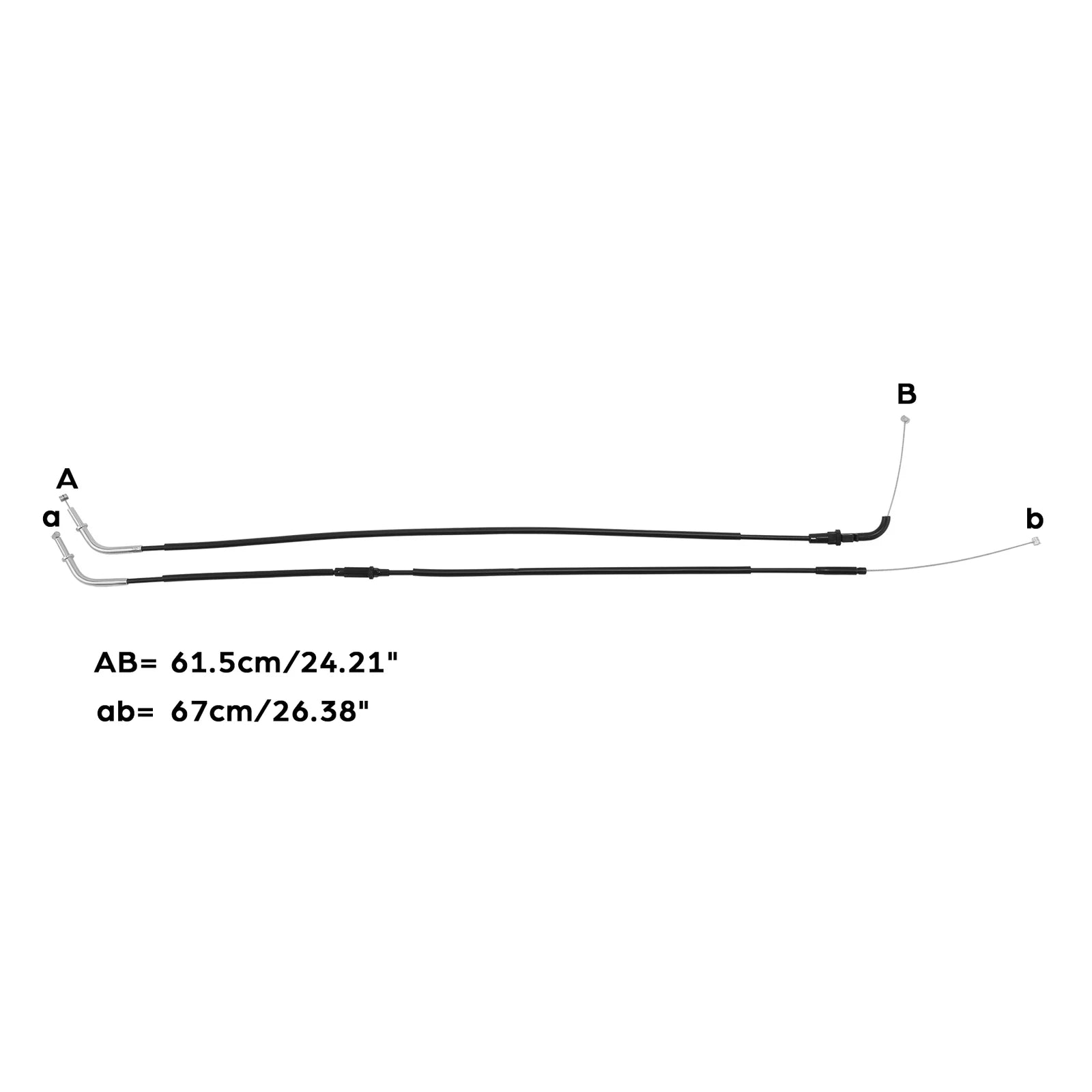 Throttle Cables for Kawasaki Ninja 650 (2017–2024)