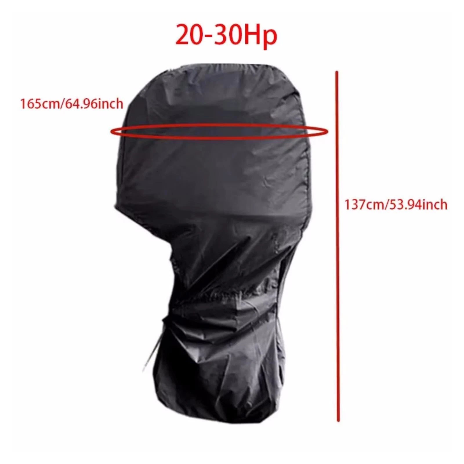 Outboard Motor Engine Cover for Mercury 20-30 HP (Black)