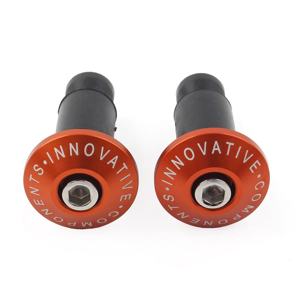 Handle Bar End Weights for Dirt Bike (7/8'', Orange)