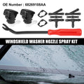 Front Windshield Washer Nozzle Kit 11 Piece for Dodge Durango (2011–2019)