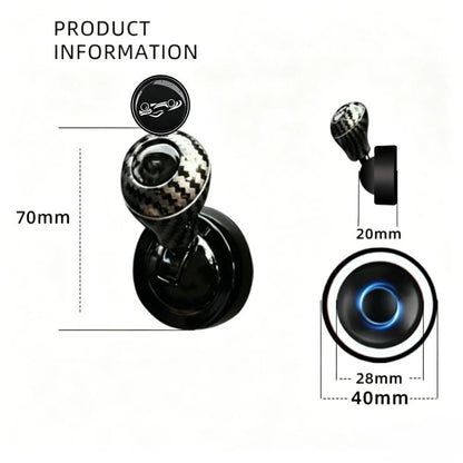 Carbon Fiber Finish Start Button Cover for Various Car Models