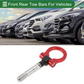 Front Rear Tow Hook for Mazda RX8 (2003–2008) 19mm Aluminum Alloy Red Set