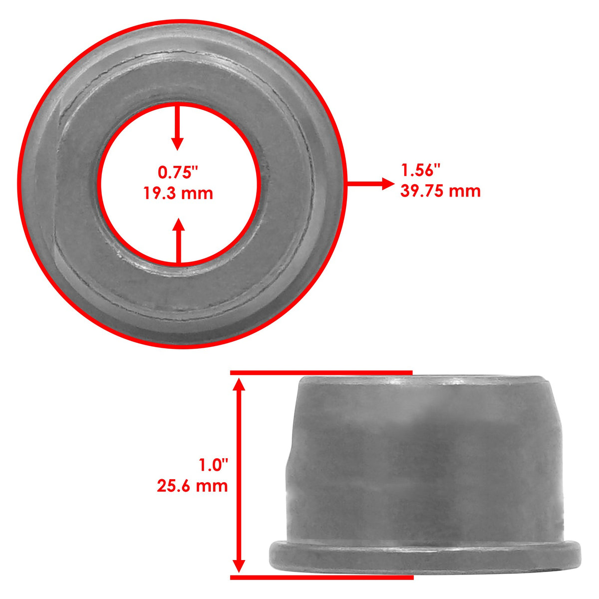 Wheel Spanner and Flange Bushing Replacement for Lawn Boy Z340 (2005–2009)