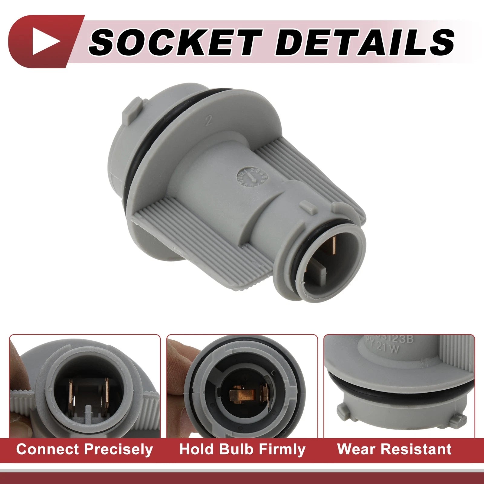 1 Pc Front Indicator Light Socket for Audi A4 (1994–2002) No. 3B0953123B