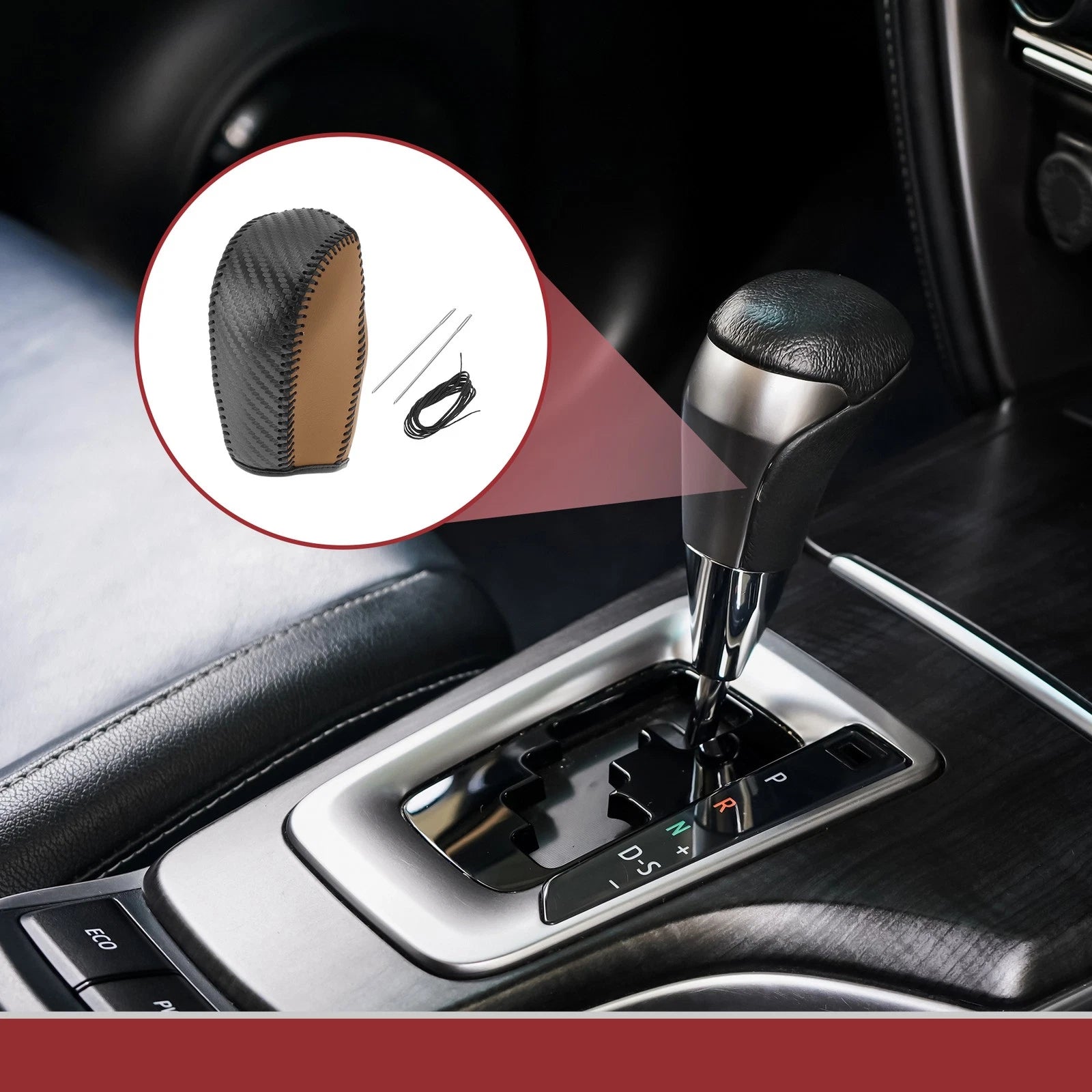 Gear Shift Knob Cover Replacement for Subaru Forester (2014–2017)