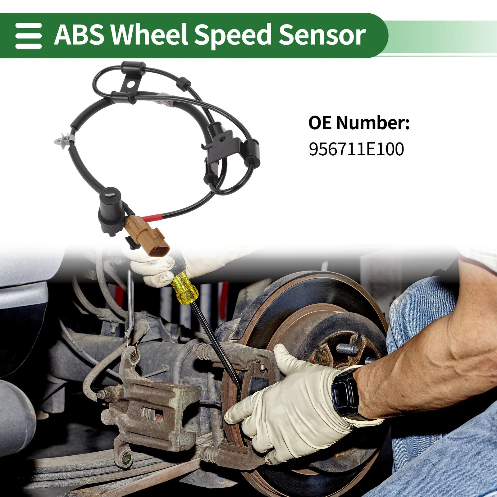 ABS Wheel Speed Sensor No. 956711E100 for Hyundai Accent (2005–2011)