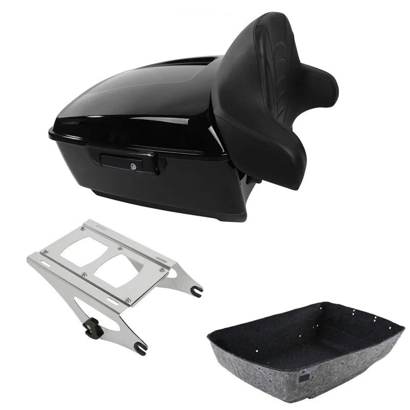 Trunk Backrest Pad Mounting Rack for Harley Touring Road Glide (2014–2026)