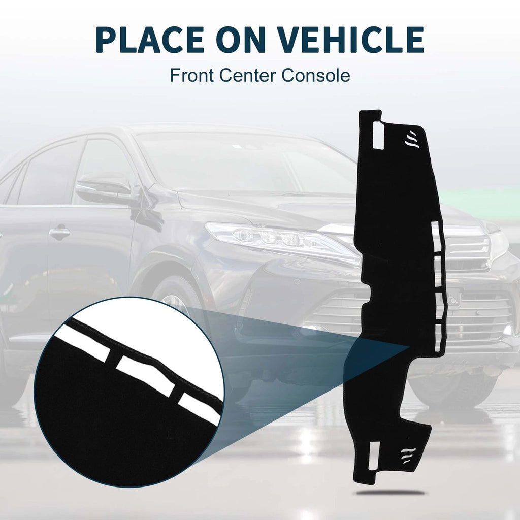 Dashboard Dash Cover Mat with Sticker for Toyota Harrier 80 (2020–2024)