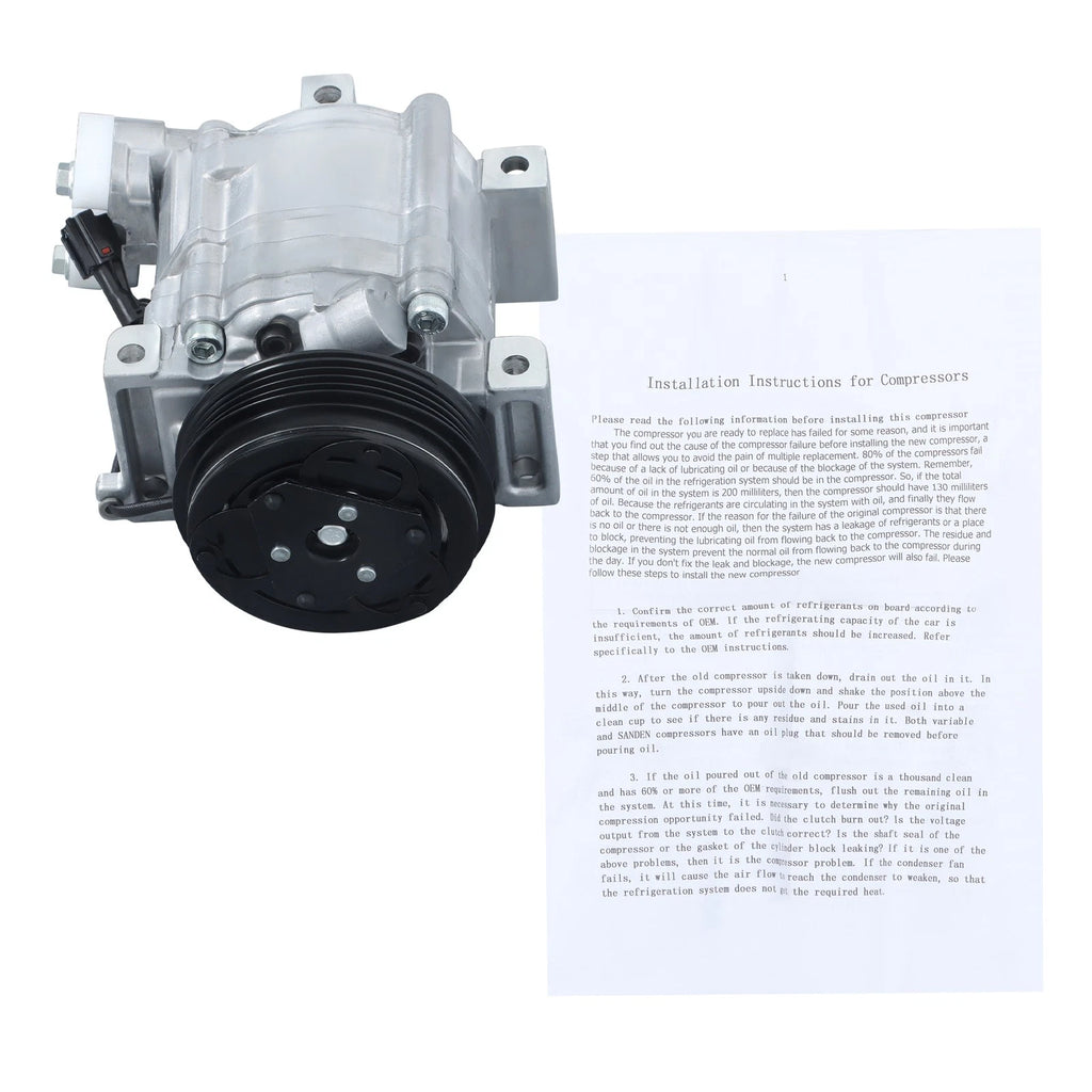 A/C Compressor & Clutch for Subaru Impreza (2007–2014) CO 11227C