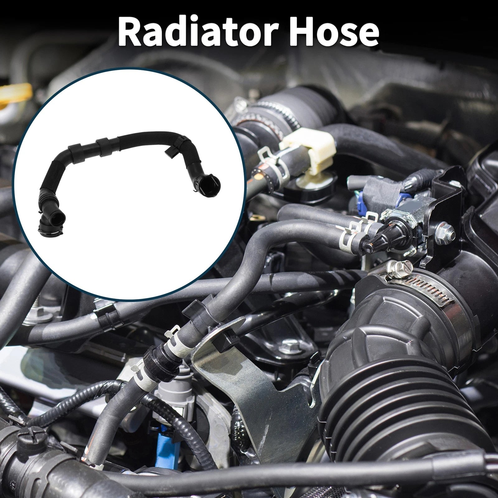 Radiator Hose Replacement for Audi TTS Quattro (2019–2023) Rubber Downpipe