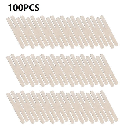 100pcs H Type Nickel Plated Steel Strap Strip Sheets for Battery Pack