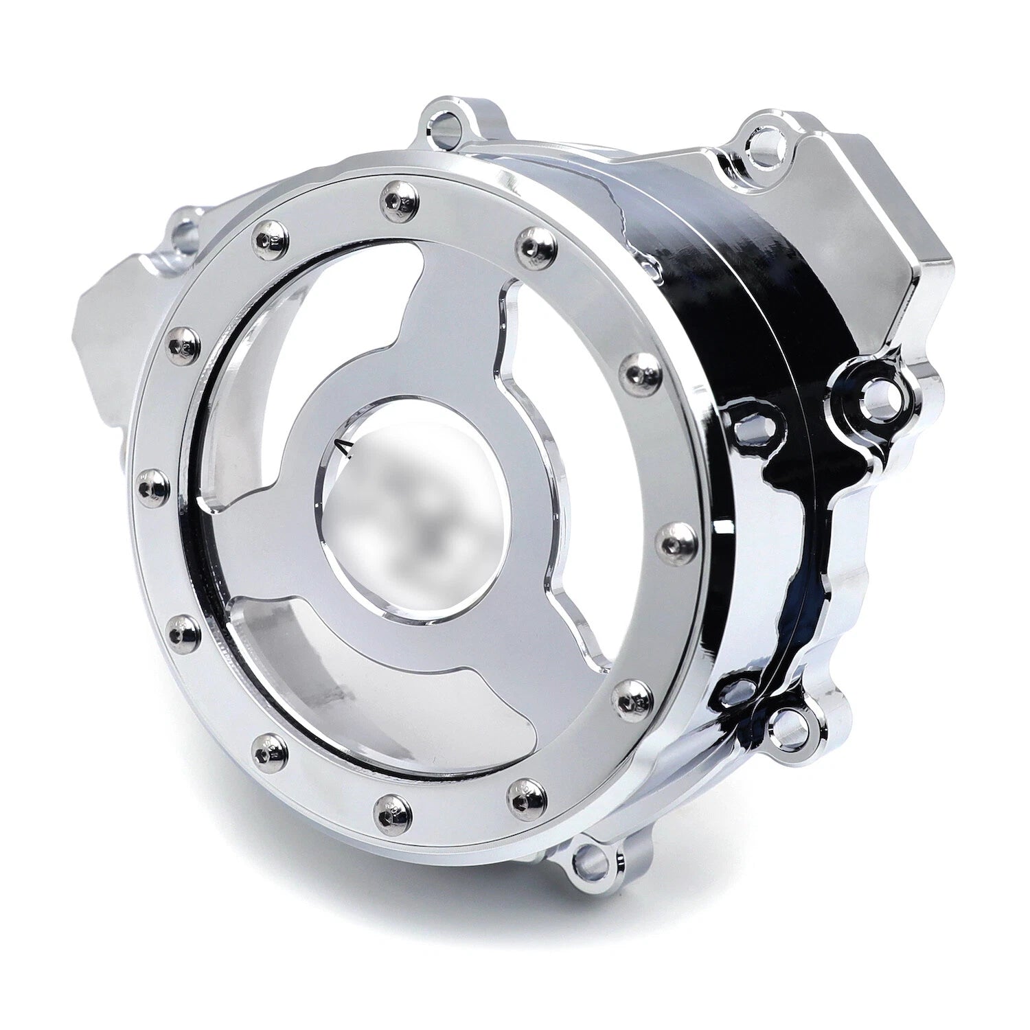 Chrome Clear Stator Engine Cover for Yamaha YZF R1 (2009–2014)