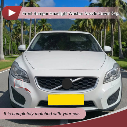 Front Right Bumper Trim Nozzle Cover No.39863944 for Volvo C30 (2010–2013) Black