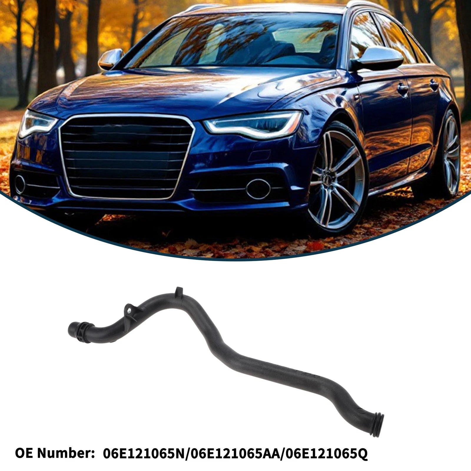 Radiator Hose for Audi A6 Quattro 2009–2015 Plastic Coolant Pipe Replacement