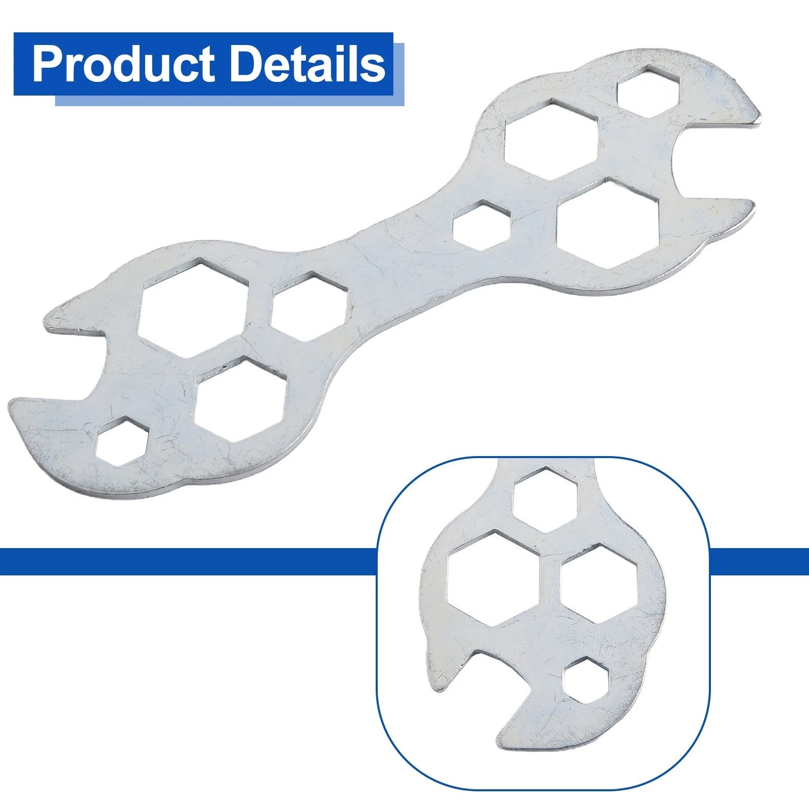 Multifunctional Bike Repair Tool Hex Key Spanner 8-17mm Sizes