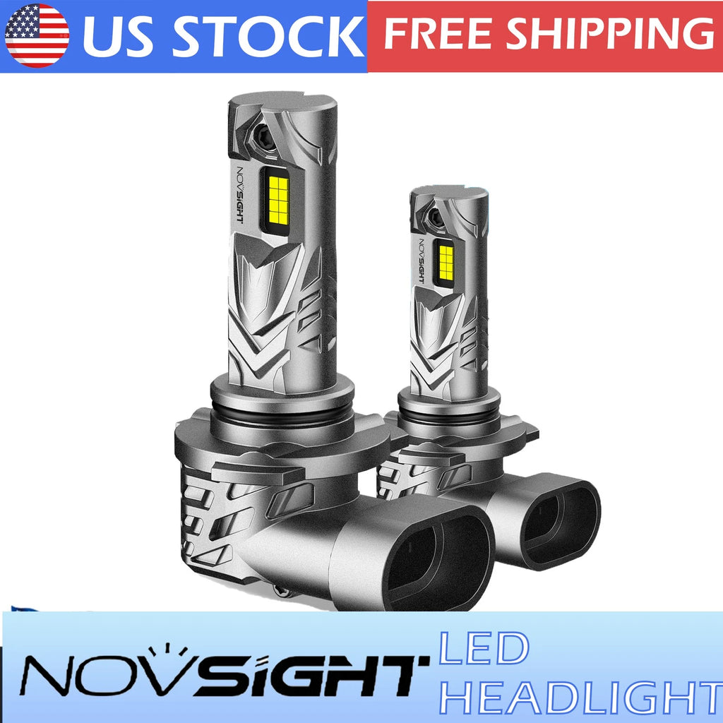2X HB4 9006 LED Headlight Bulbs for