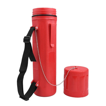 14 Inch Welding Electrode Rod Storage Tube Container Holder with Chain Lid