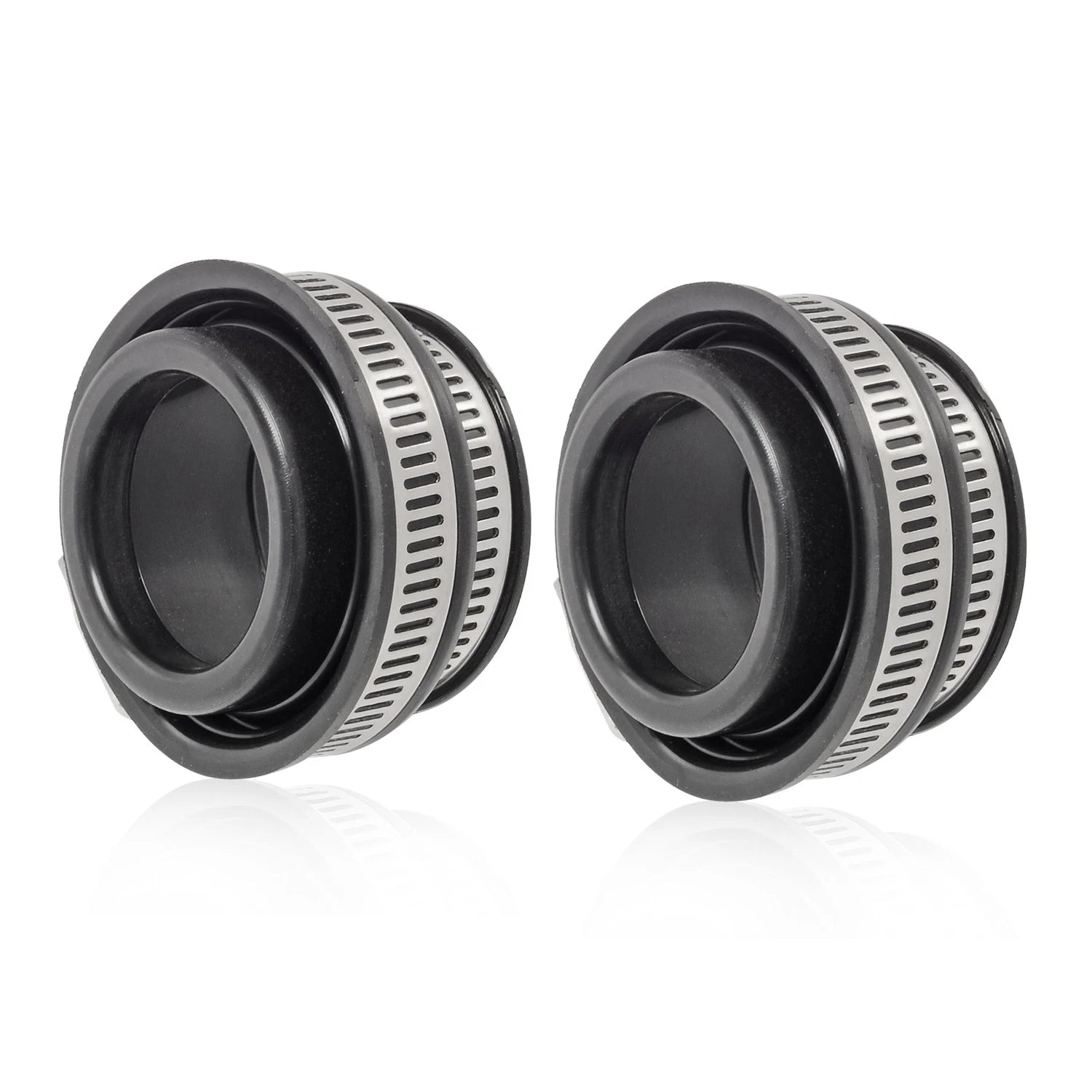 Set of 2 Intake Airbox Seals & Clamps for Honda FourTrax 250 TRX250X (1987–1992) 17252-HC0-000