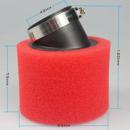 Foam Air Filter Pod for 150cc PIT Quad Dirt Bike ATV (41mm 42mm)