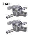2X Inline Fuel Tank Tap Valve Petcock On-Off Switch for Dirt Bike ATV (90cc-250cc)