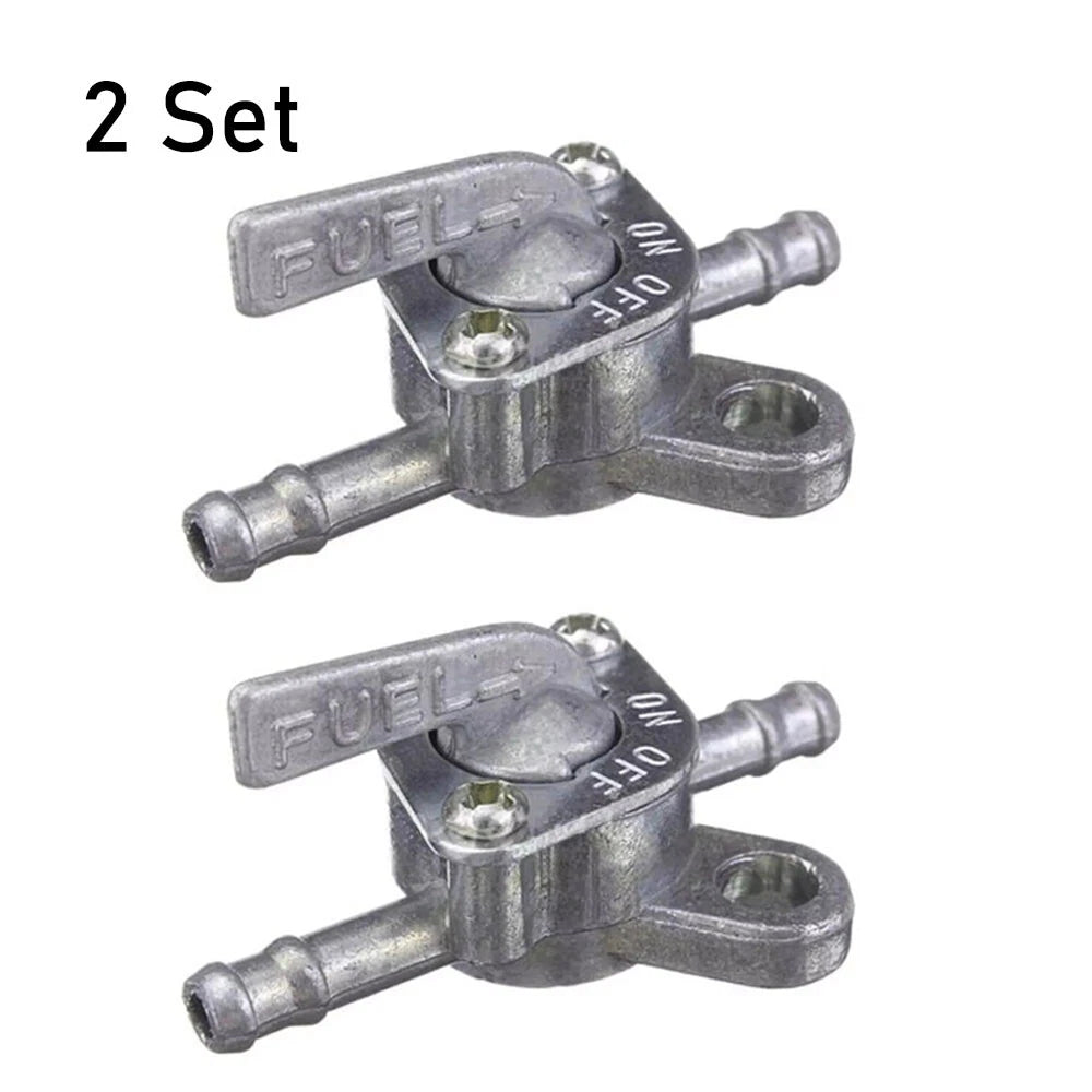 2X Inline Fuel Tank Tap Valve Petcock On-Off Switch for Dirt Bike ATV (90cc-250cc)