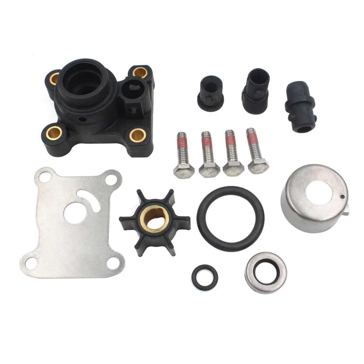 Impeller Water Pump Repair Kit for Johnson Evinrude 9.9 15 hp 4str 394711 386697