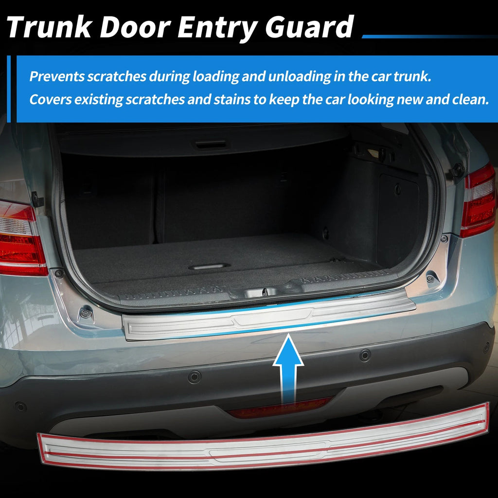 Rear Bumper Guard Protector Door Entry Guard for Toyota Highlander (2015–2019)