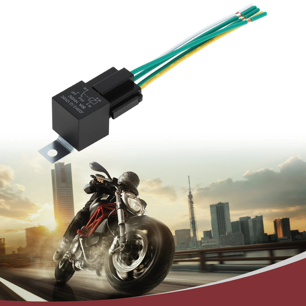 1 Pc 12V 80A Waterproof Auto Relay for Various Vehicles (Universal)